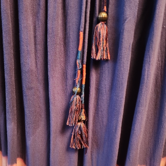 Holding Horses Navy and White Patterned Dress - Picture 3 of 3